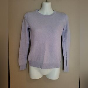 Cashmere 100% Lord & Taylor Baby Blue size PS